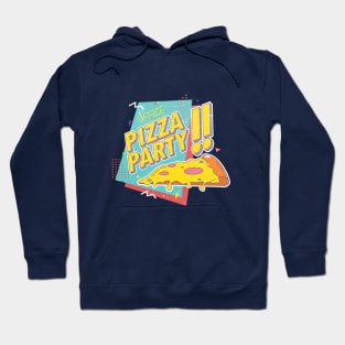 Office Pizza Party Retro T Hoodie